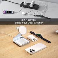 3-in-1 Magnetic Wireless Charging Station