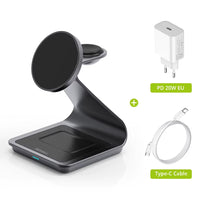 3-in-1 Magnetic Wireless Charging Station