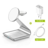 3-in-1 Magnetic Wireless Charging Station